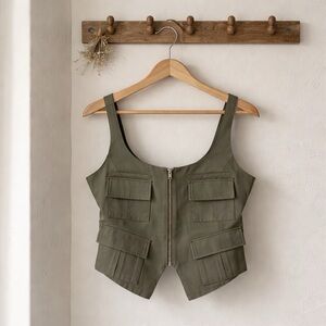 Zara Utility Cargo Vest